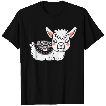 Discover Adorable Llama Resting T Shirts
