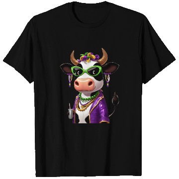 Discover Mardi Gras celebrating cow T Shirts
