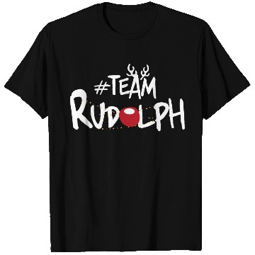 Discover Team Rudolph Funny Christmas Reindeer Lover Meme T Shirts