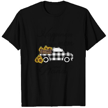 Discover Sunflower Grandma Hapess Is Being A Mom And Nana T Shirts
