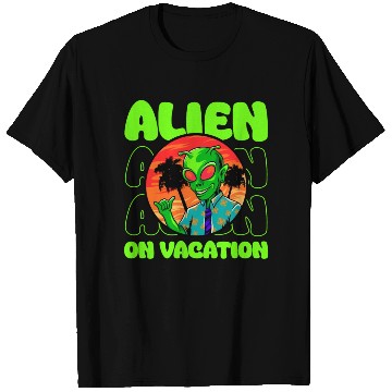 Discover Alien, Aliens, UFO, UAP, Space Unknown Flight T Shirts