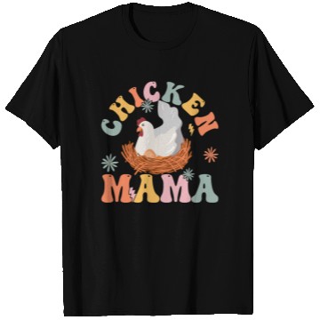 Discover Groovy Chicken Mom Female Farmer T Shirts