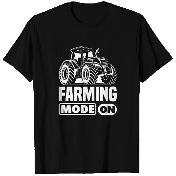 Discover Farming Mode On Tractor Funny Farmer Gift T Shirts