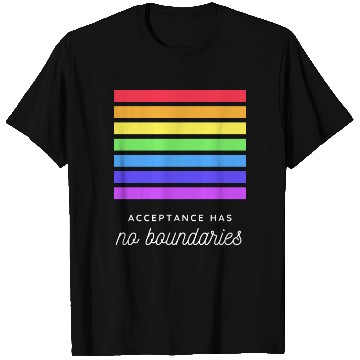 Discover Acceptance Has No Boundaries T Shirts