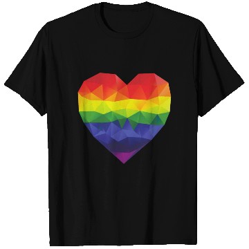 Discover Rainbow Heart T Shirts