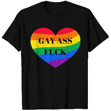Discover Rainbow Heart Gay T Shirts