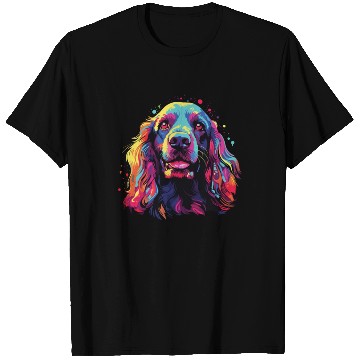 Discover Watercolor Colorful Cocker Spaniel T Shirts
