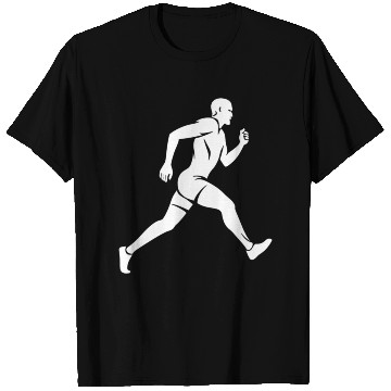 Discover Silhouette Running Man T Shirts
