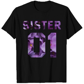 Discover COUPLE FLOWER SISTER 01 T Shirts