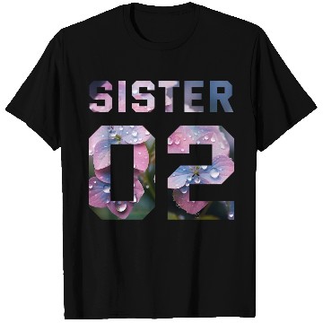Discover COUPLE FLOWER SISTER 02 T Shirts