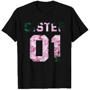 Discover COUPLE FLOWER SISTER 01 T Shirts