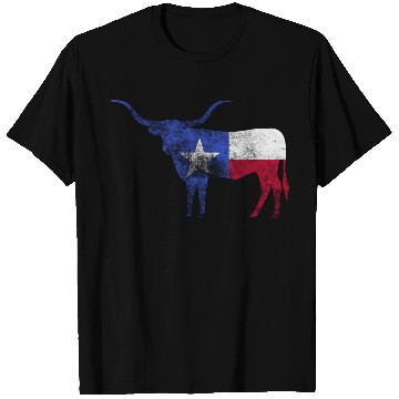 Discover Texas Flag Texas Flag Longhorn Bull Tx T Shirts