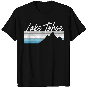 Discover Lake Tahoe Nevada California Mountain Skiing Py T Shirts