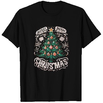 Discover merry christmas tree T Shirts