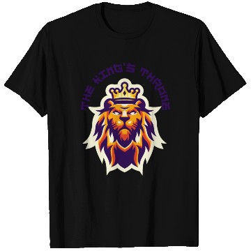 Discover Majestic Lion: The King's Throne T Shirts