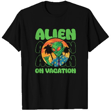 Discover Alien, Aliens, UFO, UAP, Space Unknown Flight T Shirts