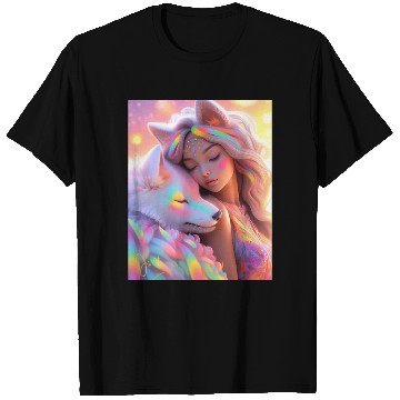 Discover Rainbow Friends - White Wolf and Girl T Shirts