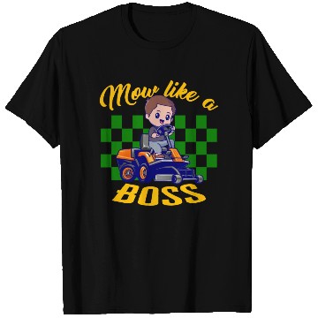 Discover Mowing Gardening T Shirts, Mow Like A Boss T Shirts, Gift