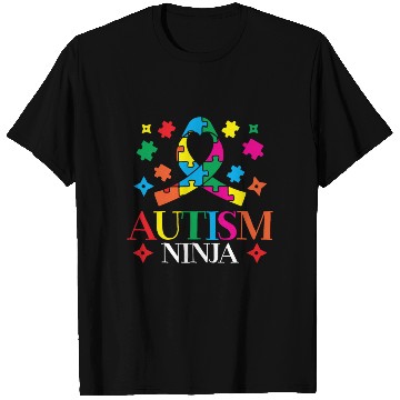 Discover Autism Ninja Asperger Syndrome Spectrum Autistic T Shirts