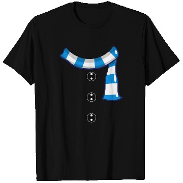 Discover Snowman Scarf and Buttons Snowman Costume T Shirts