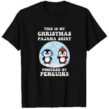 Discover Christmas pajama T Shirts powered by Penguins