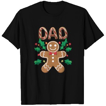 Discover Gingerbread Dad, Family holiday tees, T Shirts