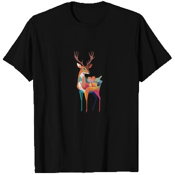 Discover Deer Animal in Pocket T Shirts