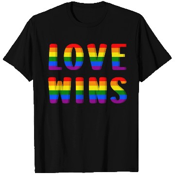 Discover LOVE WINS! LGBTQ T Shirts
