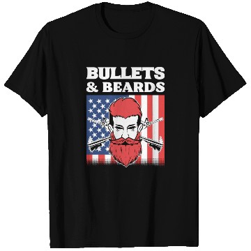 Discover Bullets & Beards Soldier or Army Gift T Shirts