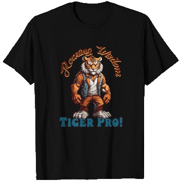 Discover tiger mascot expert T Shirts design