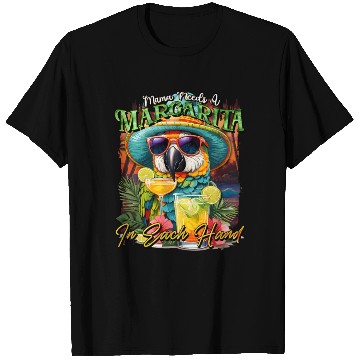 Discover Balanced Diet is A Margarita in Eachs Hands Parrot T Shirts