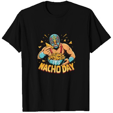 Discover Mexican Wrestling Wrestler Lucha Libre Nacho T Shirts