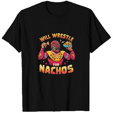 Discover Mexican Wrestling Wrestler Lucha Libre Nacho T Shirts
