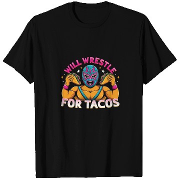 Discover Mexican Wrestling Wrestler Lucha Libre Taco Mexico T Shirts