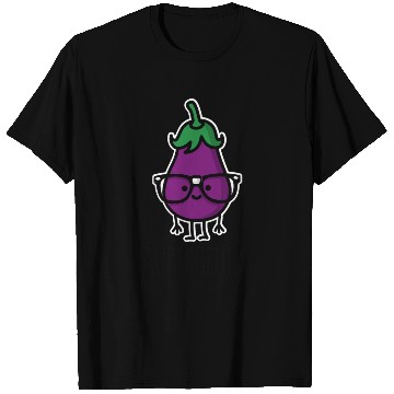 Discover Aubergine eggplant genius Aubergenius T Shirts