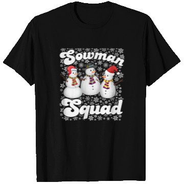 Discover Snowmen Sowman Squad Friends X-Mas Snow Lover T Shirts