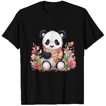 Discover Adorable Cuddly Baby Panda T Shirts
