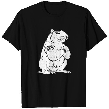 Discover Capybara Biceps Tattoo I Love Dad T Shirts