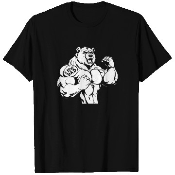 Discover Brown Bear Biceps Tattoo I Love Dad T Shirts