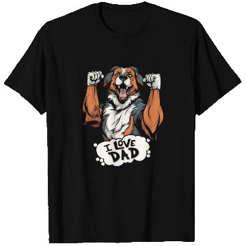 Discover Australian Shepherd Aussie Dog I Love Dad T Shirts