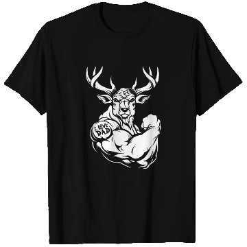 Discover Deer Biceps Tattoo I Love Dad T Shirts