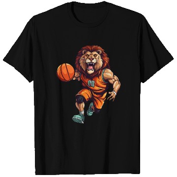 Discover Basketball lion T Shirts