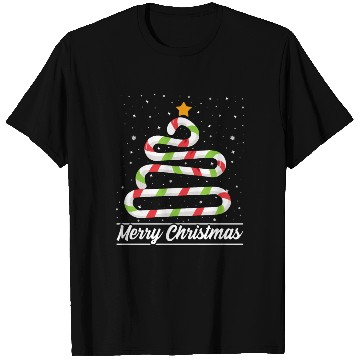 Discover Candy Cane Tree Christmas Xmas Holidays Santa Hat T Shirts