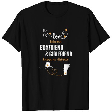 Discover Love Between BF And GF Alaska To Vermont Gift T Shirts