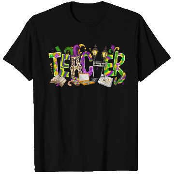 Discover Mardi Gras Teacher T Shirts