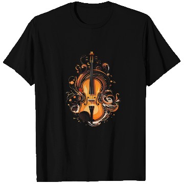 Discover Violinist Violin Music Art Violin Player T Shirts