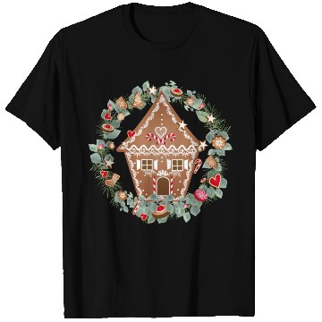 Discover Gingerbread house in Eucalyptus for Christmas T Shirts