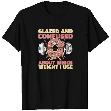 Discover Fitness Donut Funny Donut Gym T Shirts