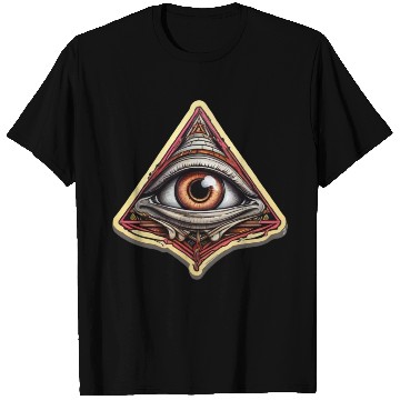 Discover Illuminati one eye symbol of freedom world society T Shirts