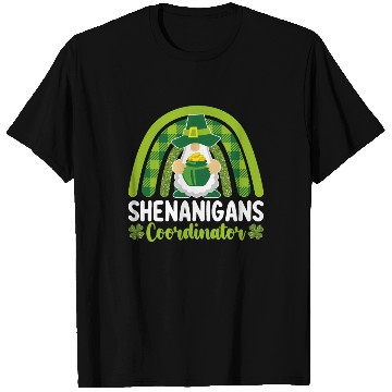 Discover Shenanigans Coordinator Gnomes St Patrick's Day T Shirts